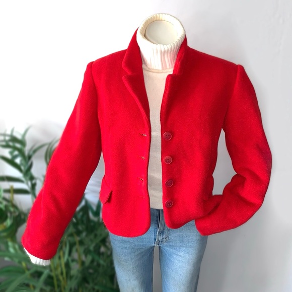 m o d :: Vintage Bold Mod Short Soft Teddy Blazer - Picture 12 of 13